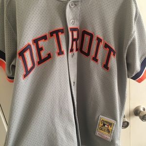 Mitchell and Ness 1987 Kirk Gibson Detroit Tigers Jersey